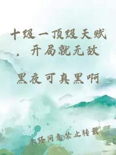 十級一頂級天賦，開局就無敵