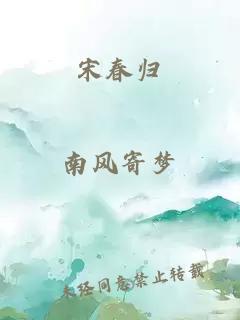 宋春歸