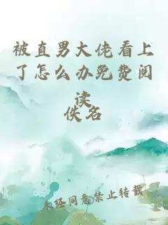 被直男大佬看上了怎么辦免費(fèi)閱讀