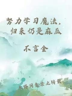努力學(xué)習(xí)魔法，歸來仍是麻瓜